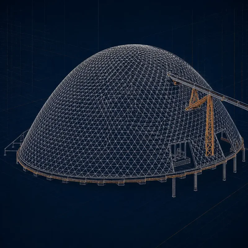 Domo Minera San Cristóbal — proyecto de Galindo Ingeniería