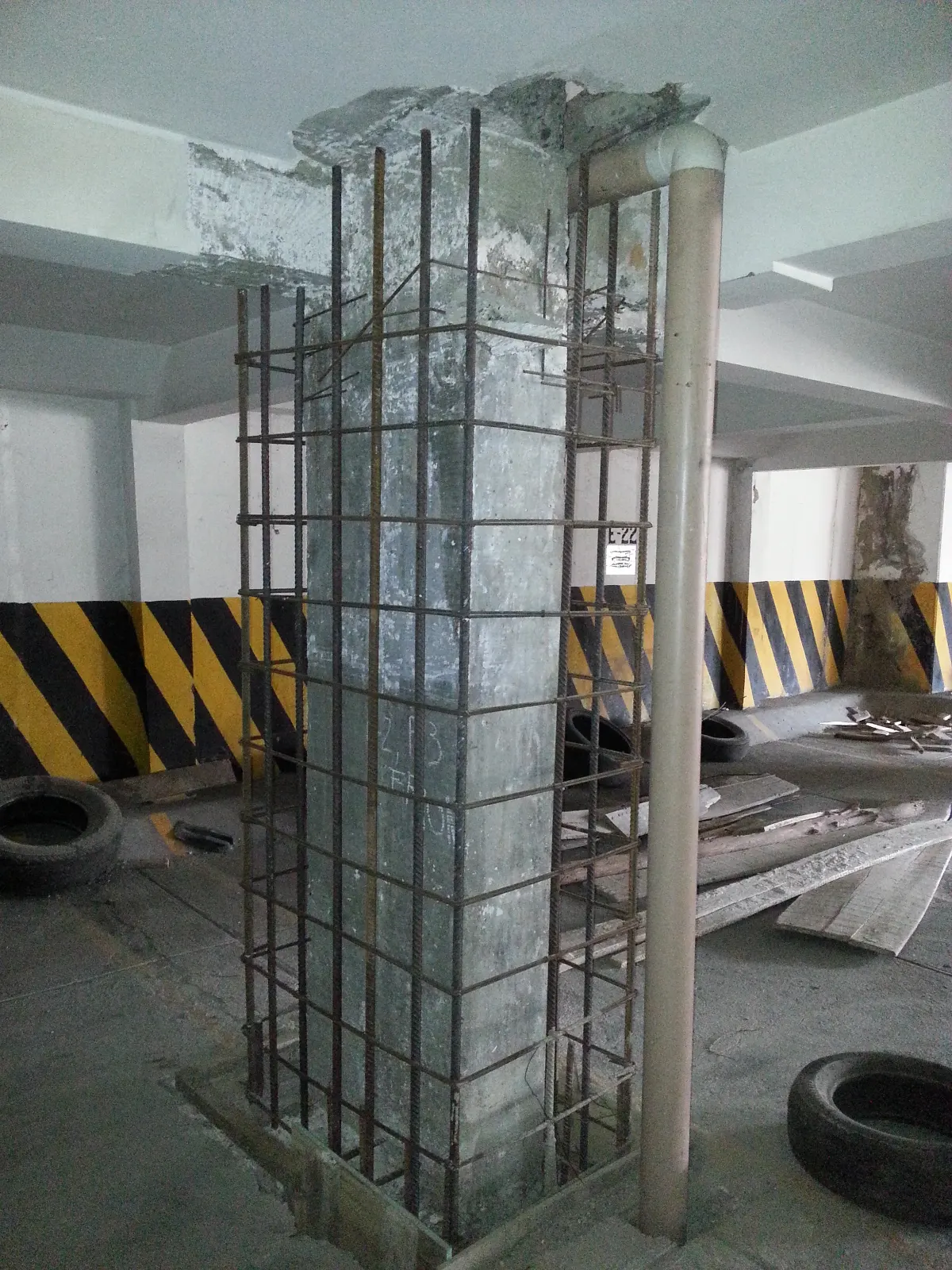Structural crack, pathology study by Galindo Ingeniería