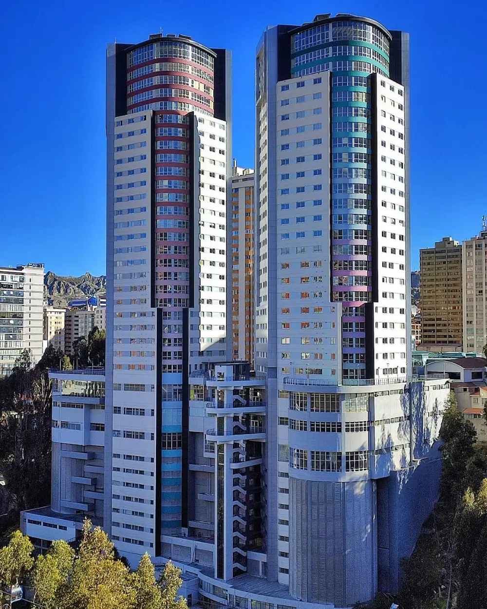 Torres del Poeta, the largest private development in Bolivia
