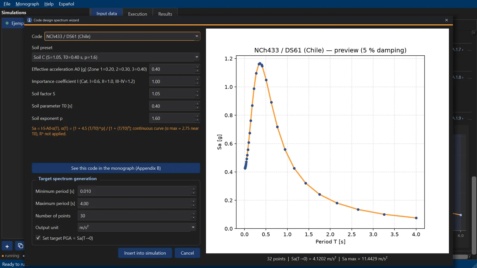 Code spectrum wizard (8 codes)